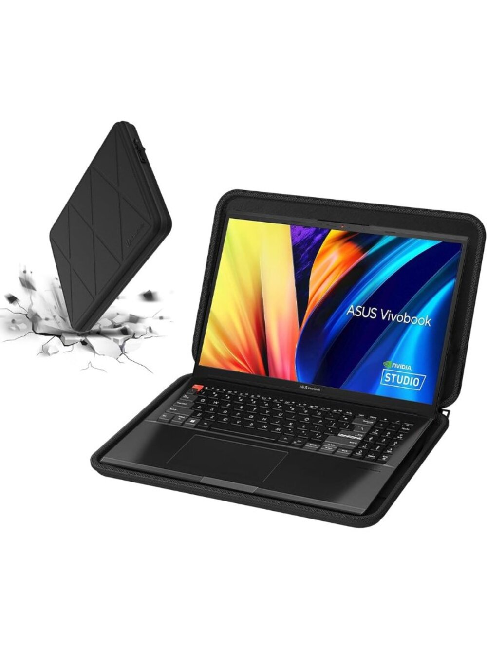 Hard Protective Case for 15.6" Laptops - Durable, Lightweight, Shockproof Design